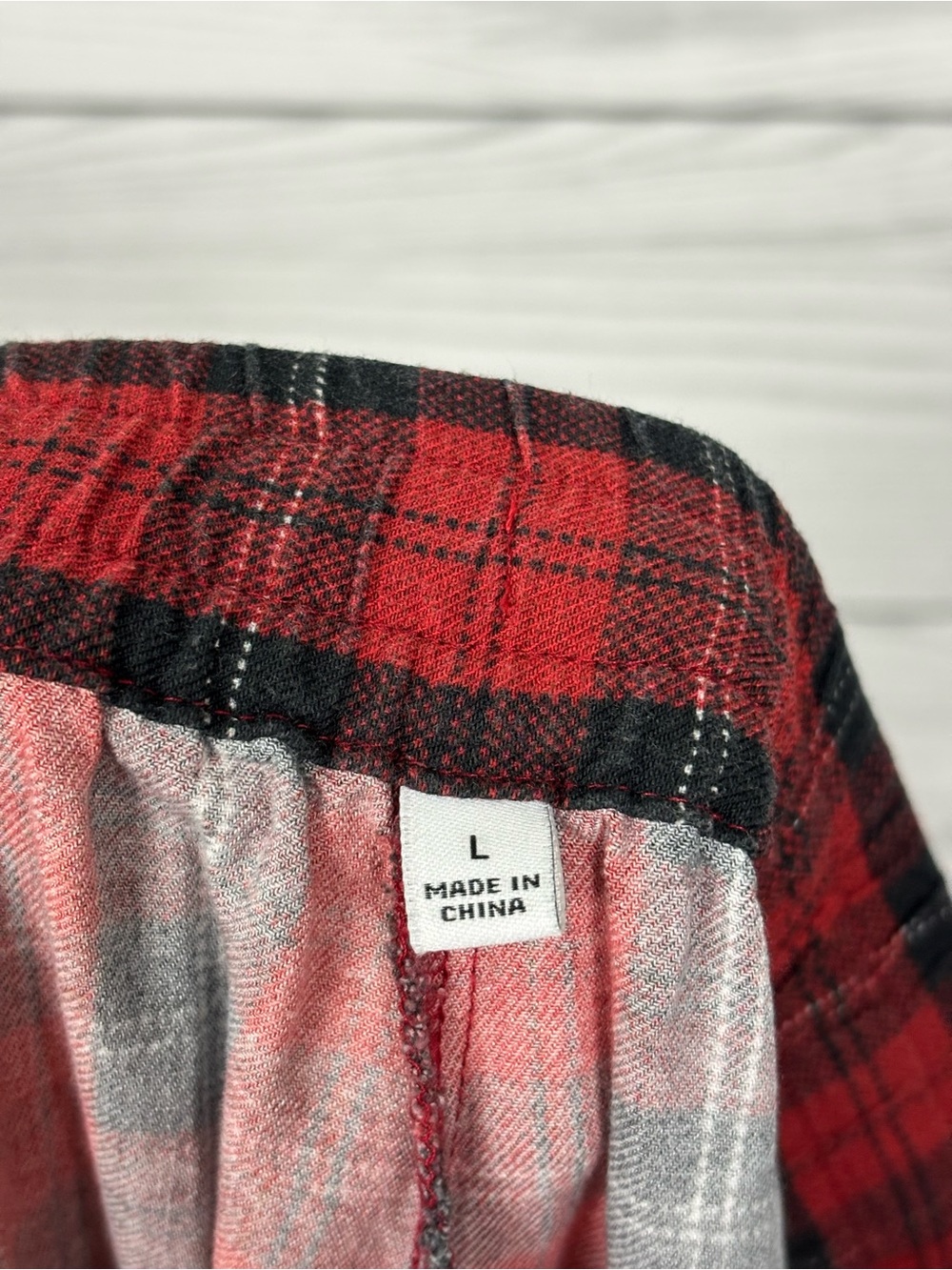 Johnny Was The Zariah long PJ set pajamas size large red plaid floral embroidery - Picture 8 of 15